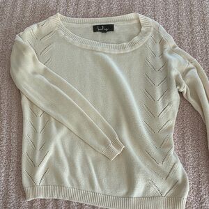 Lulus Cream Sweater